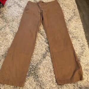 Goodfellow & Co Hennepin Chino Brown Straight Fit Pants Mens 32x34